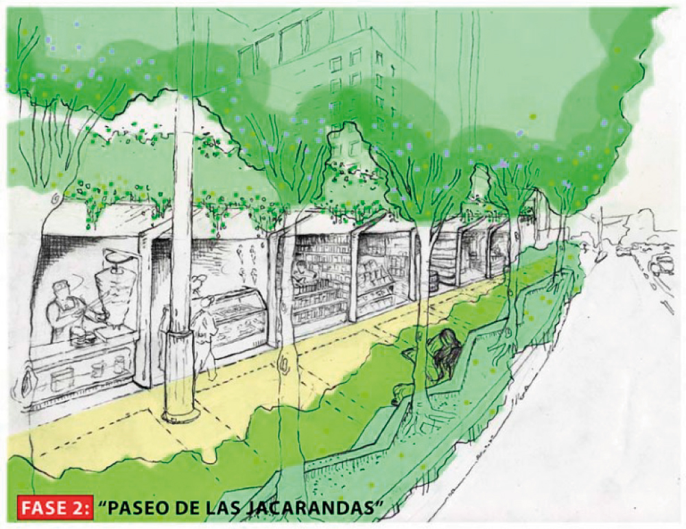 Mirador peatonal de Dr Galvez a CU, Fase 2