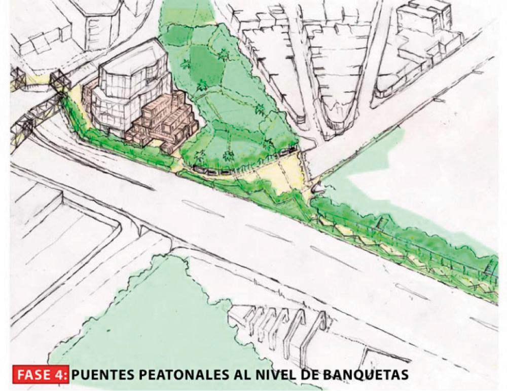 Mirador peatonal de Dr Galvez a CU, Fase 4