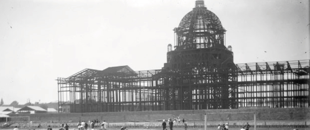 Vista del monumento a la revolucion mexicana