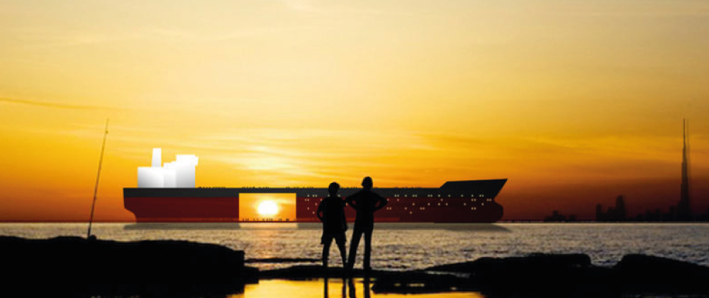 Barcos utilizados como ciudades