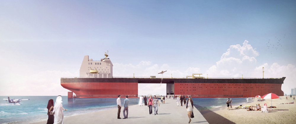 Barcos utilizados como ciudades