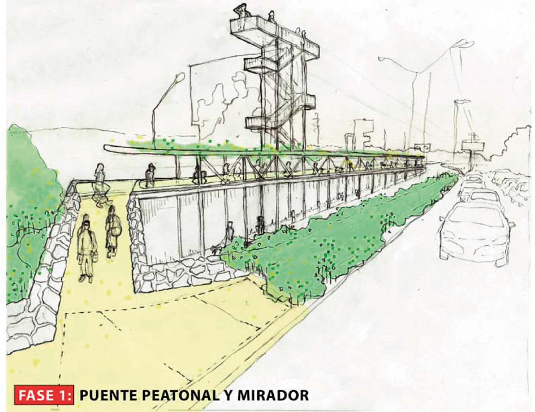 Paseo mirador peatonal de Dr Galvez a CU